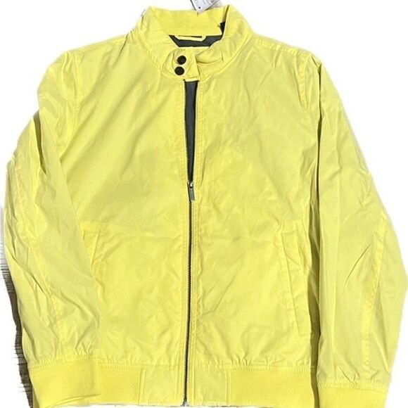New CLUB ROOM Men's Regular-Fit Bomber Jacket,  Yellow Large - Picture 7 of 9